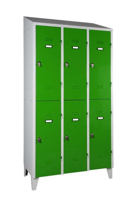 Armadio sovrapposto 500.6 ante verdi