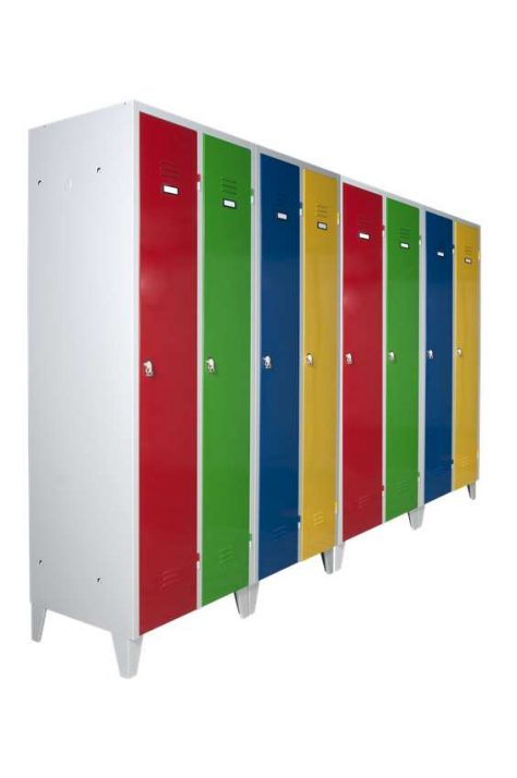 armadietti metallici colorati